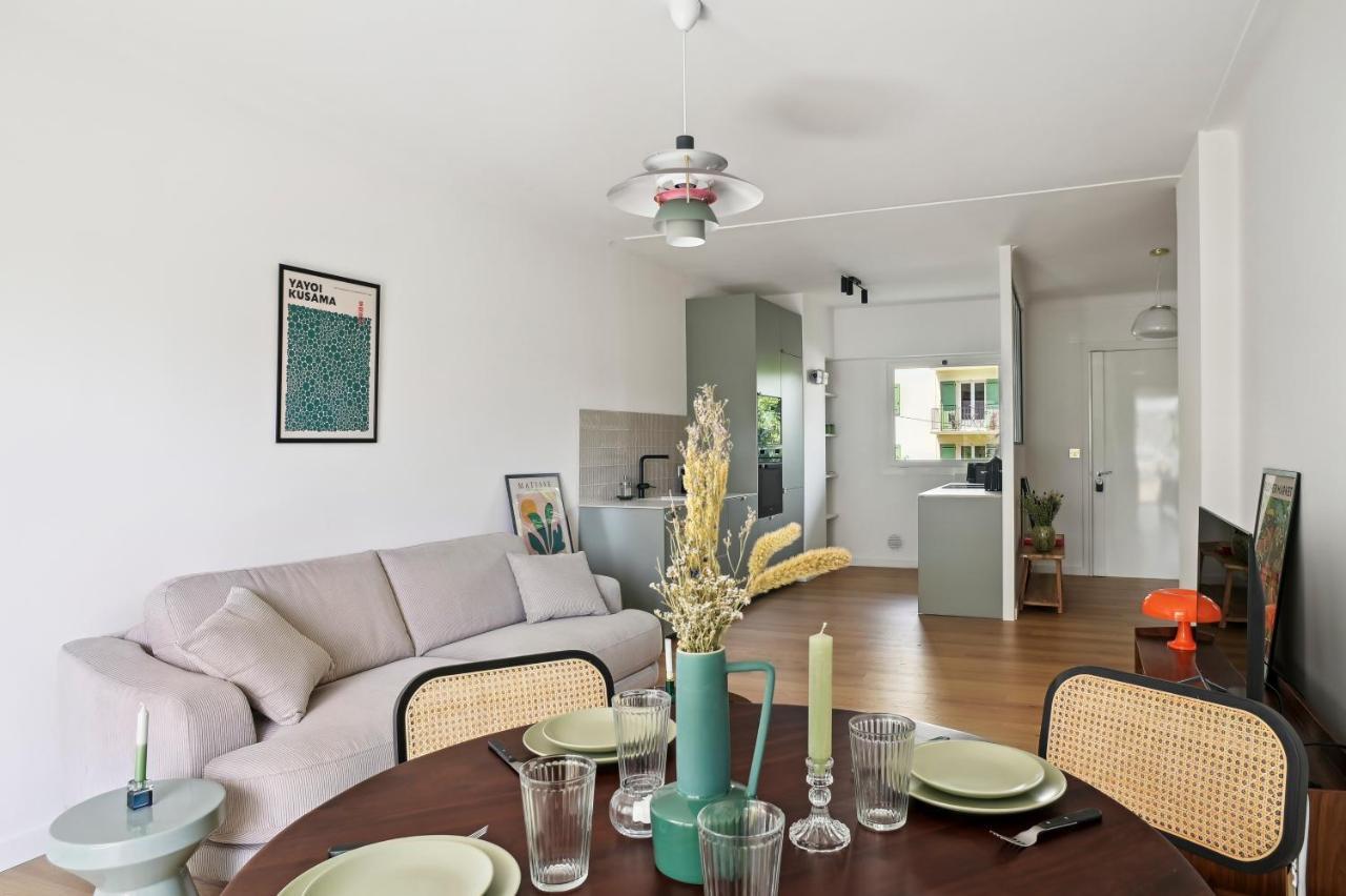 Designer Flat, Luxurious, Close From Palais, Terrasse, Private Garage, Air Conditoning Cannes Eksteriør billede