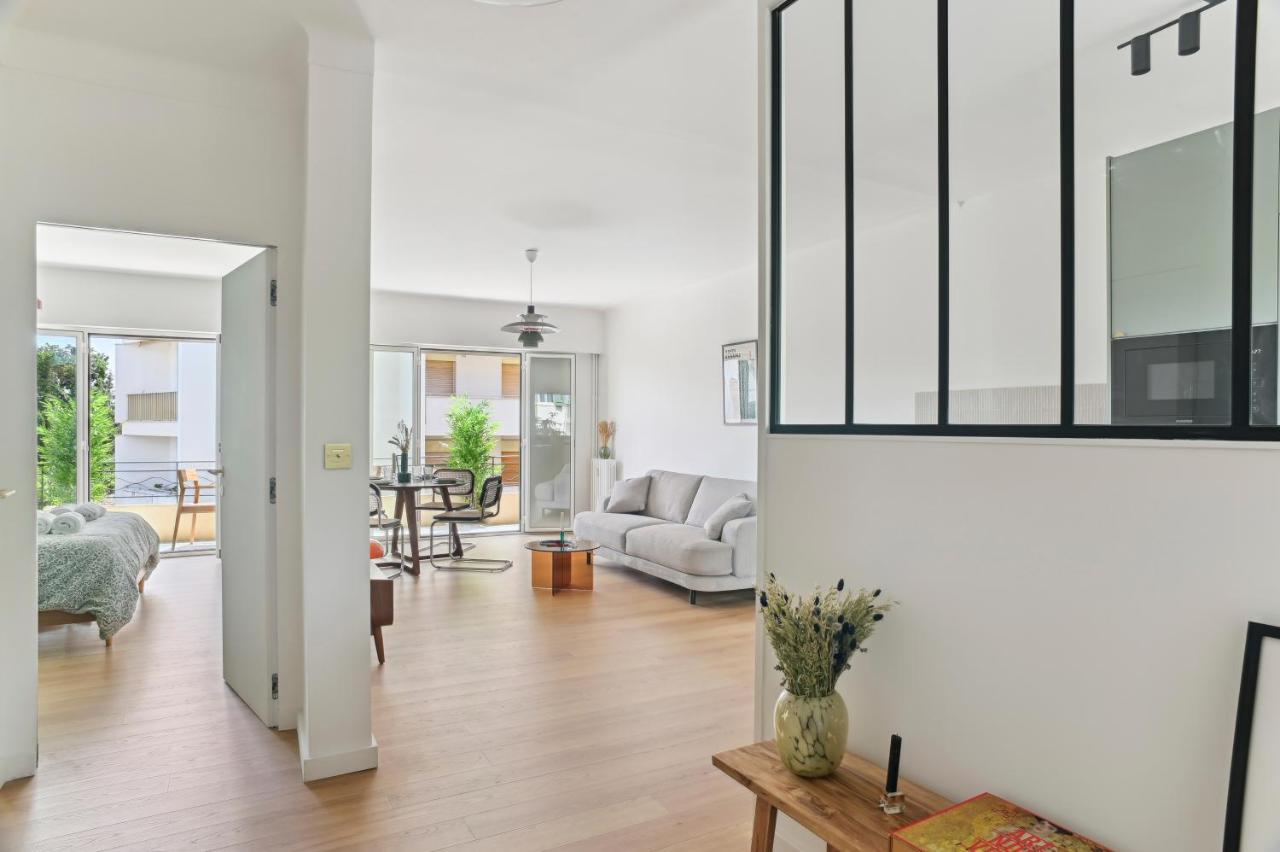Designer Flat, Luxurious, Close From Palais, Terrasse, Private Garage, Air Conditoning Cannes Eksteriør billede